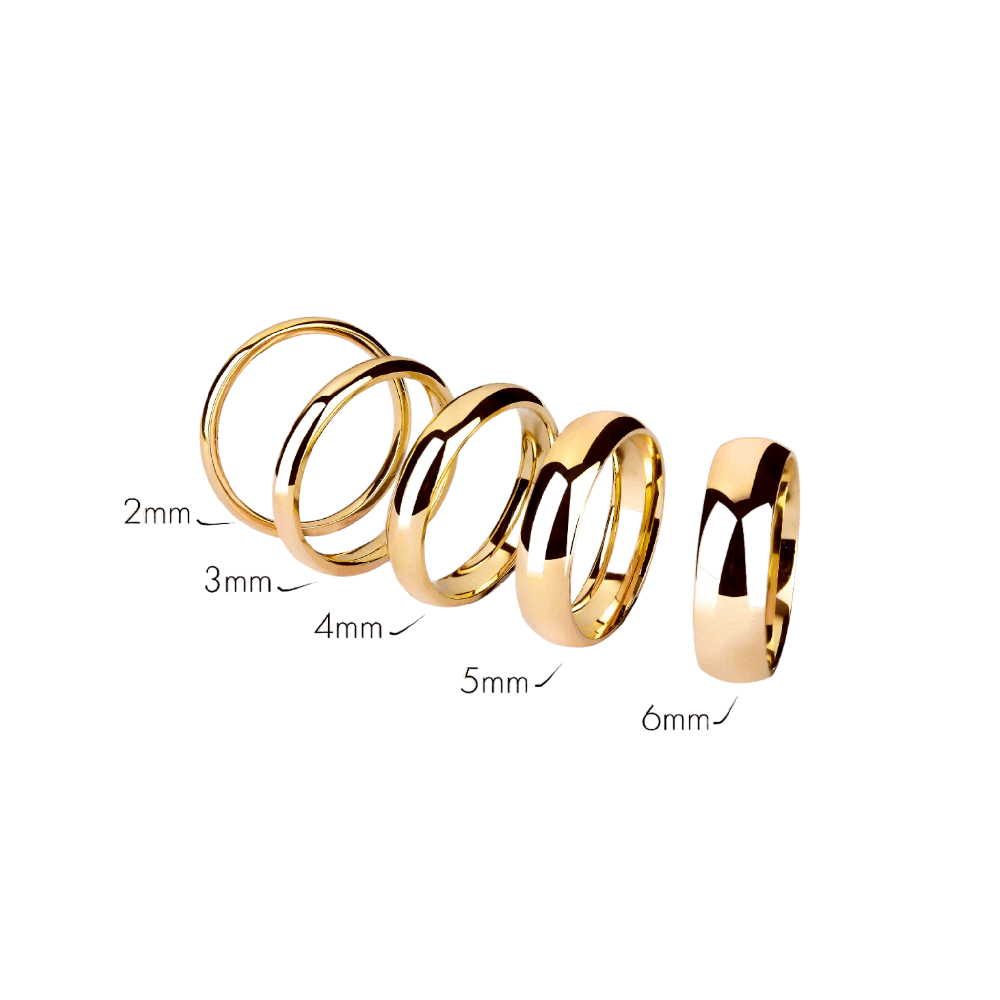 Argolla Mate + Lisa Oro Rosado 14k