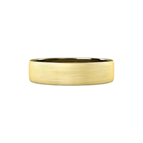 Argolla Mate Oro Amarillo 14k