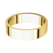 Argolla Clásica Plana Oro Amarillo 14k