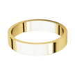 Argolla Clásica Plana Oro Amarillo 14k