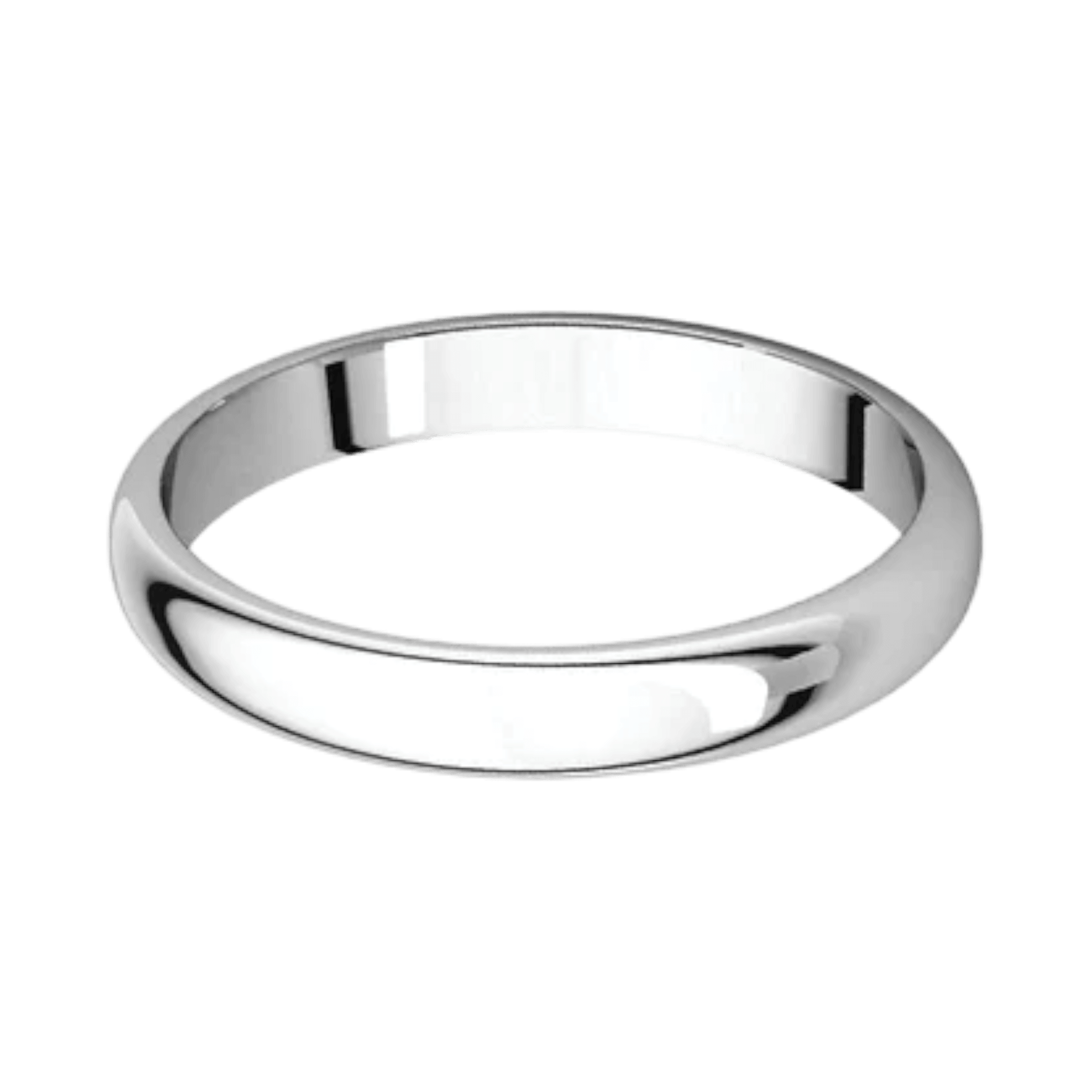 Argolla Clásica Oro Blanco 14k