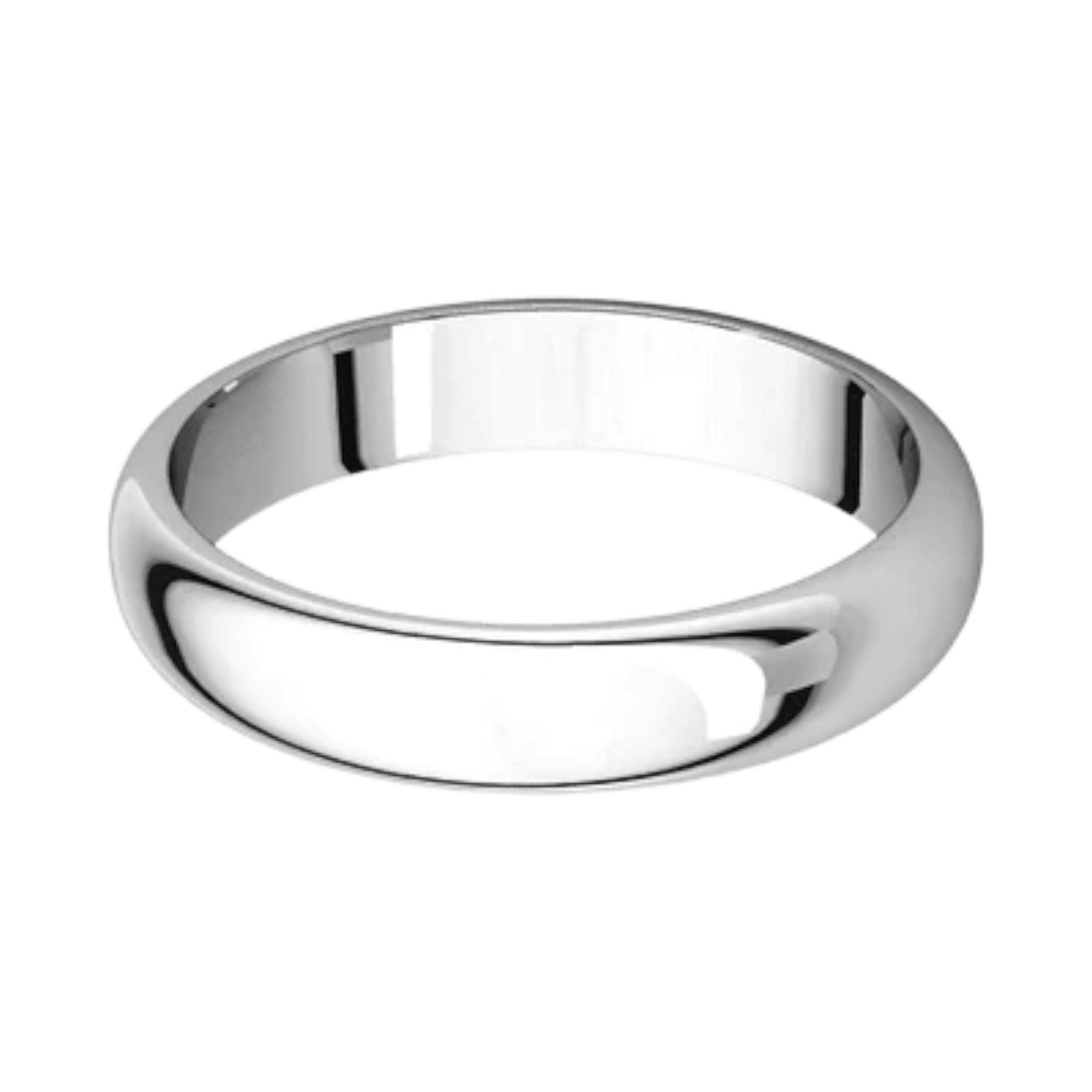 Argolla Clásica Oro Blanco 14k