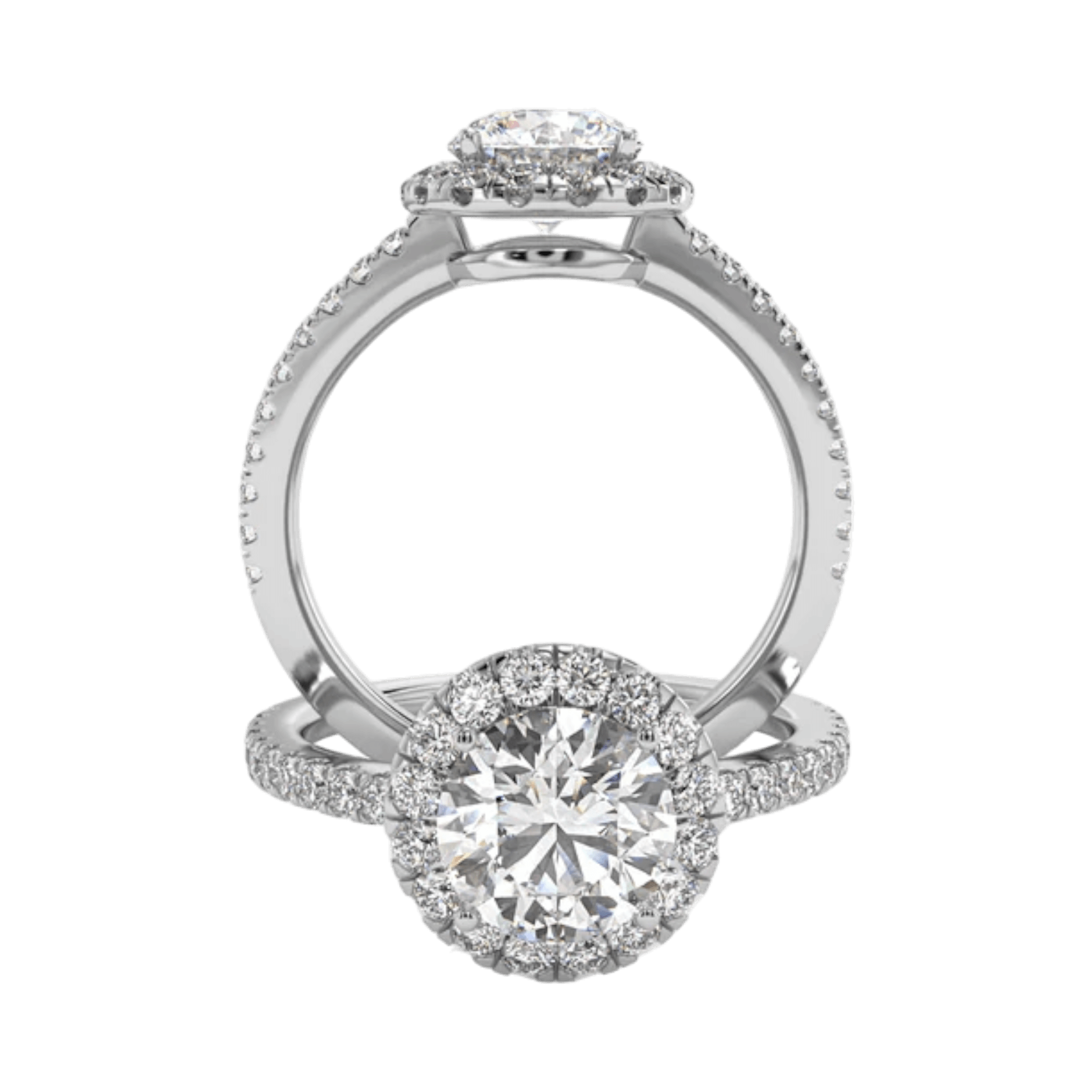 Montura Halo Pavé Nova