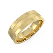 Argolla Mate + Lisa Oro Amarillo 14k