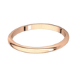 Argolla Clásica Oro Rosado 14k