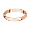 Argolla Clásica Oro Rosado 14k