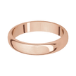 Argolla Clásica Oro Rosado 14k